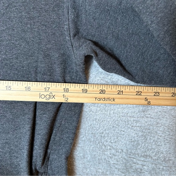 Lululemon On The Double Pullover Sweatshirt Womens 10 Gray Athletic Cowl Neck‎ - Picture 3 of 13